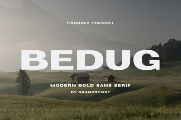 Bedug: A Modern Sans Serif Typeface for Polished Branding