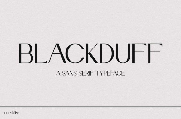 Blackduff: A Display Font That Anchors Campaigns With Vintage Clarity