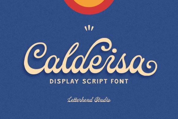 Calderisa: A Classy Display Script Font for Real Branding Work