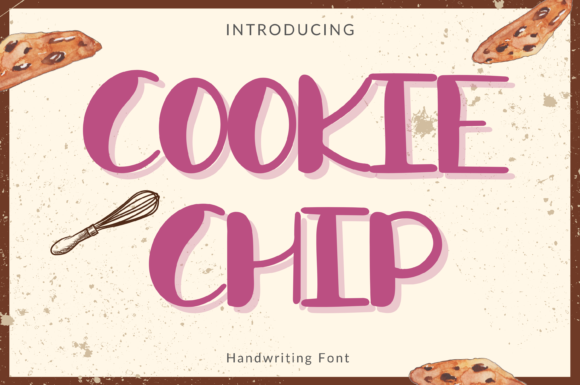 Cookie Chip: A Playful Display Font for Editorial Charm