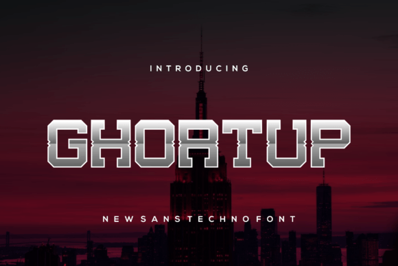Ghortup: A Bold Slab Serif Font for Digital Branding