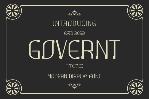 Goverent: A Bold Slab Serif for Real Branding Work