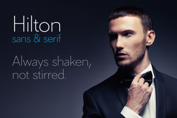 Hilton Sans: A Thoughtful Thin Sans Serif for Brand Identity