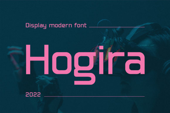 Hogira: A Future-Forward Display Font for Modern Brand Identity