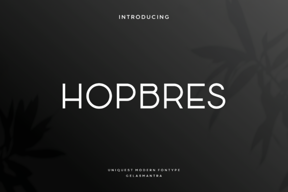Hopbres: A Serif Display Font That Cuts Through the Feed