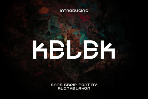Kelek: A Bold Display Font for Modern Web Design