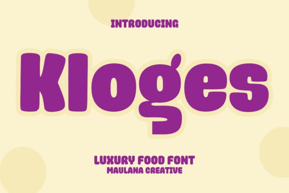 Kloges: A Cool, Casual Sans Serif Font for Makers