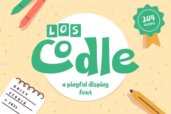 Los Codle: A Playful Serif Font That Welcomes Readers Gently