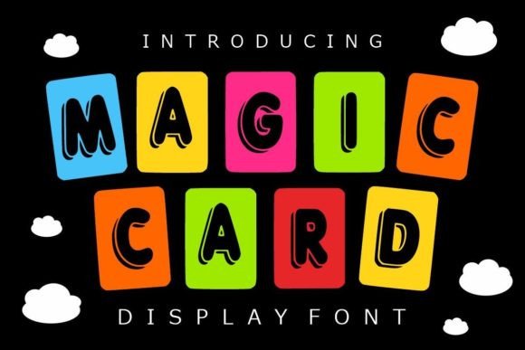Magic Card: A Joyful Display Font for Editorial Moments