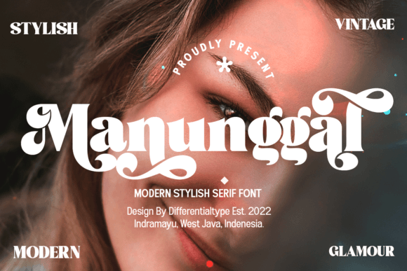 Manunggal: A Stylish Serif Font for Editorial Design