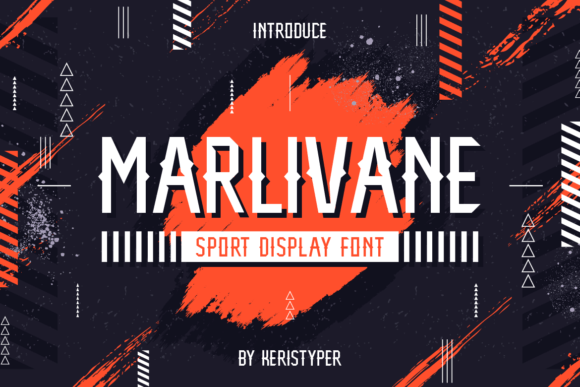 Marlivane: A Bold Sans Serif Display Font for Sports & Esports Branding
