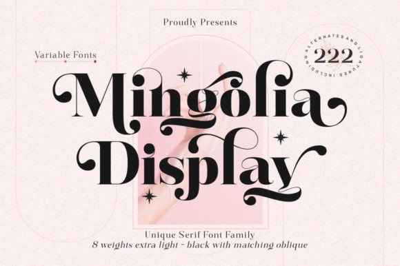 Mingolia Display: A Serif Font That Elevates Handmade Design
