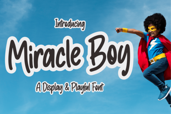 Miracle Boy: A Joyful Display Font for Handmade Creators