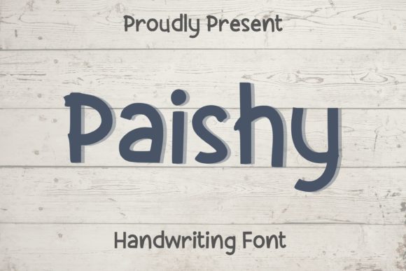 Paishy: A Bold, Down-to-Earth Display Font for Small Businesses