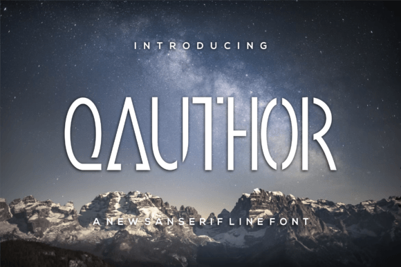 Qauthor: A Clean Sans Serif Font for Real Business Branding