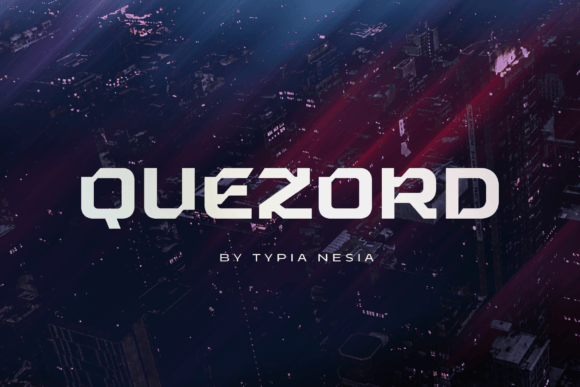 Quezord: The Techno-Futuristic Font That Cuts Through the Feed
