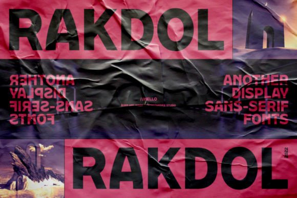 Rakdol: A Confident, Friendly Sans Serif for Small Business Branding