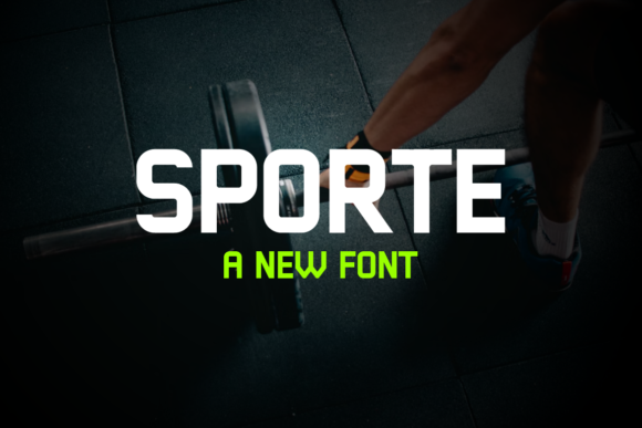Sporte: A Geometric Display Font for Digital Impact