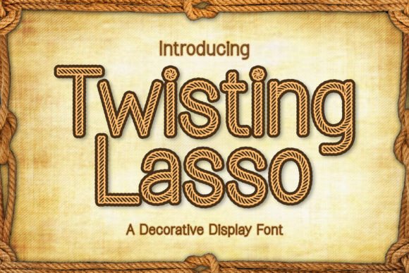 Twisting Lasso: A Decorative Font That Lifts Handmade Products