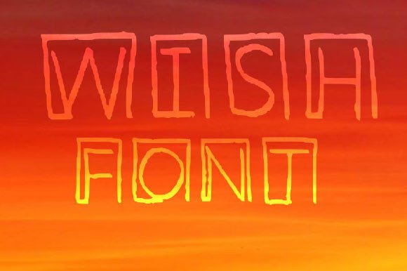 Wish: A Bold Decorative Typeface for Campaign Headlines